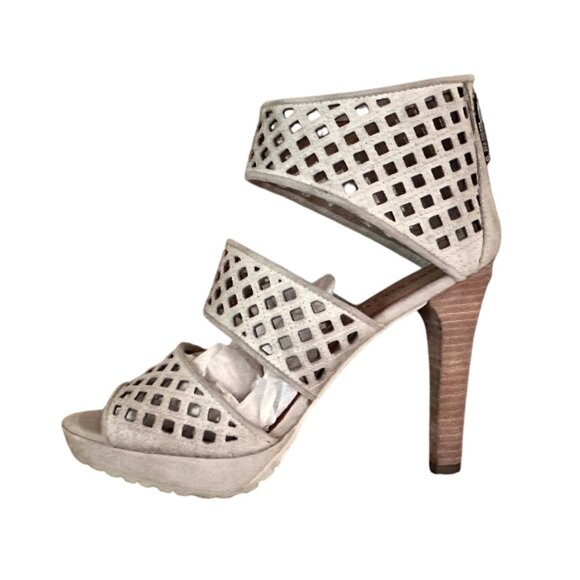 MISS SIXTY TIANA CUT-OUT LEATHER HEELS, NIB - Picture 3 of 8